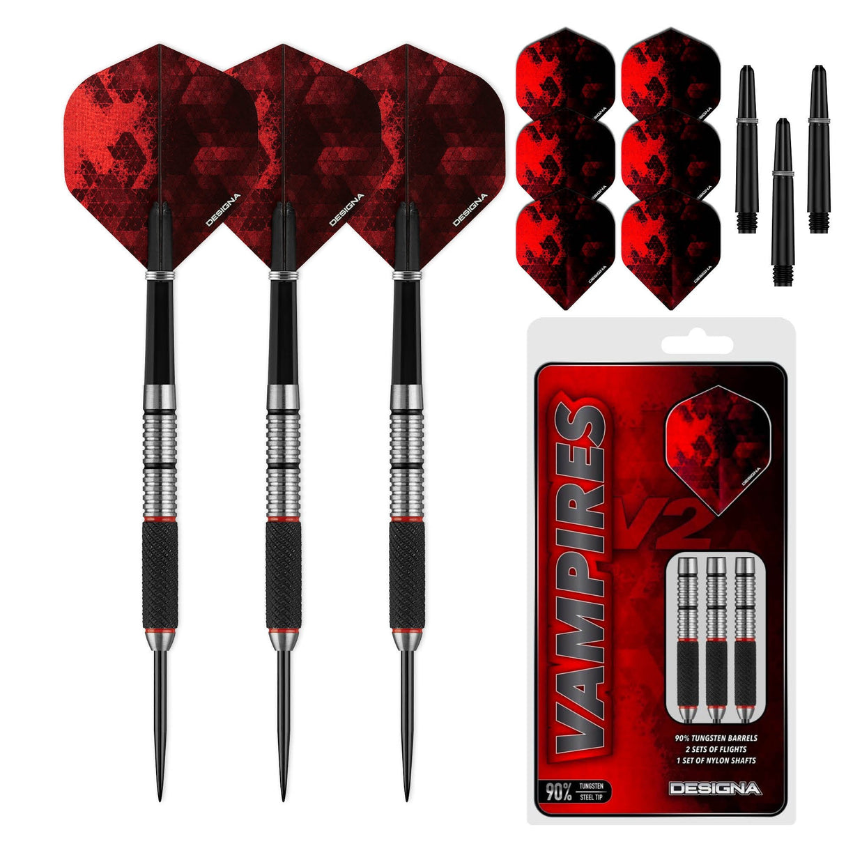 Designa Vampires V2 Darts - Steel Tip - M3