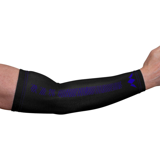 Mission Darts REACH Arm Sleeves (Pair) - Reflex - Black & Blue Small