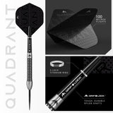 Mission Quadrant Darts - Steel Tip - M3 - Quad Grip