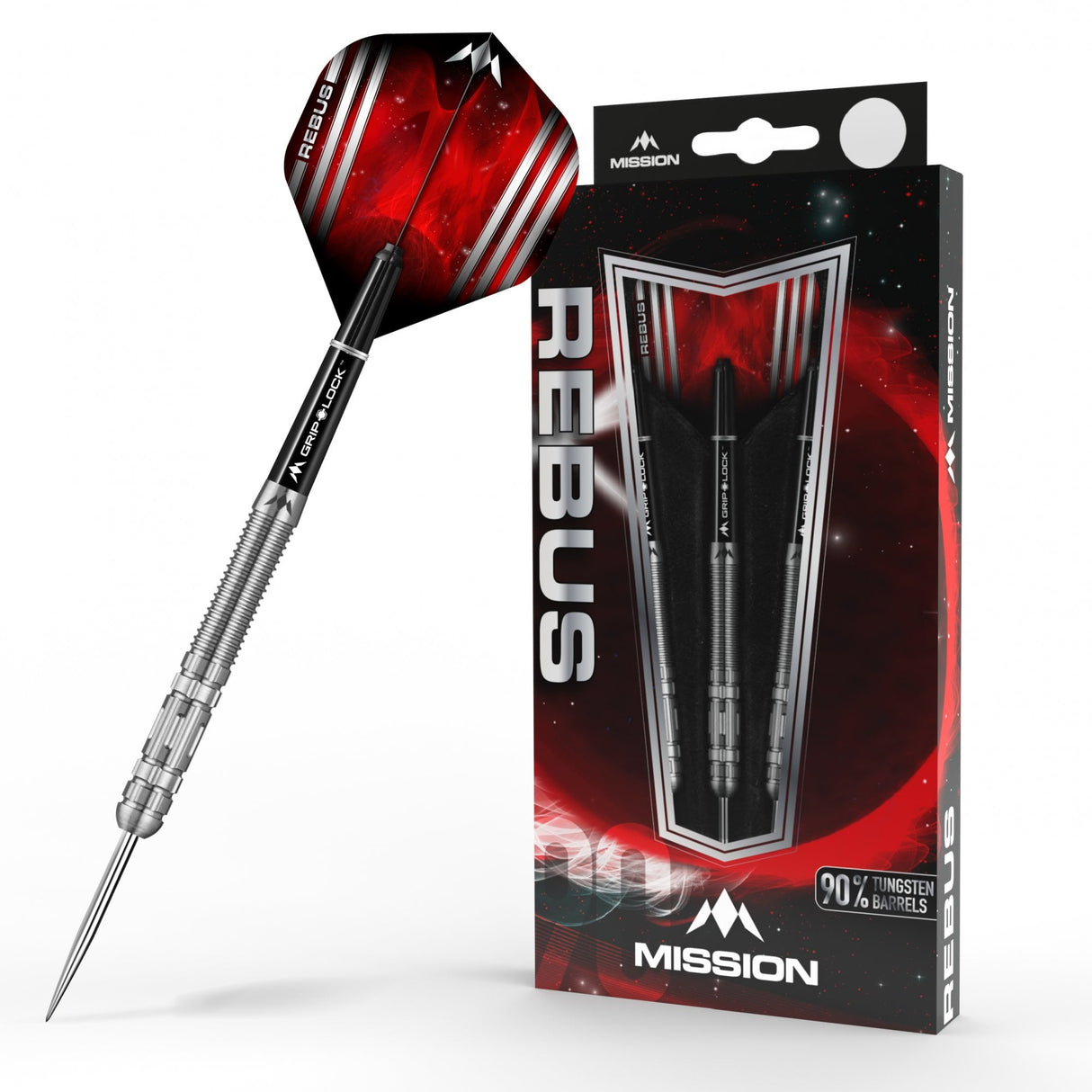 Mission Rebus Darts - Steel Tip - M4 - Rear Ring Grip