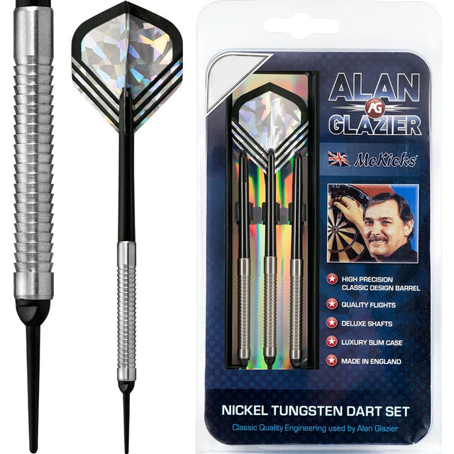 McKicks Alan Glazier Darts - Soft Tip - Multi Shark 16g