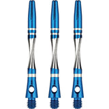 Unicorn Twist Dart Shafts - Aluminium Stems - Blue Medium