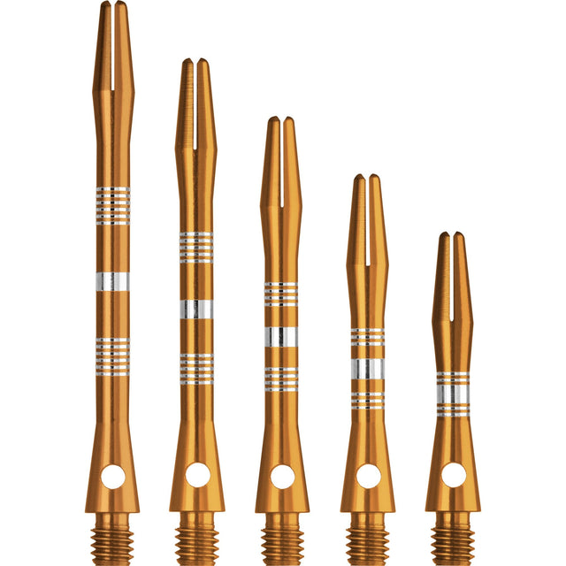 Designa Multiline Aluminium Shafts - Regrooved - Gold