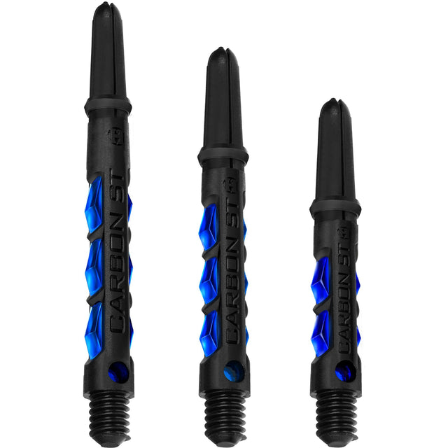 Harrows Carbon ST Shafts - Dart Stems - Black & Blue