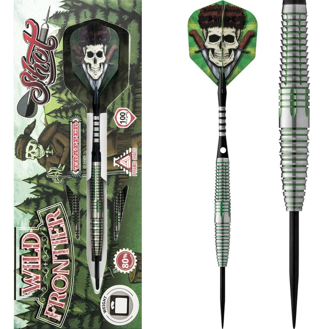 Shot Wild Frontier Darts - Steel Tip - Trapper 22g