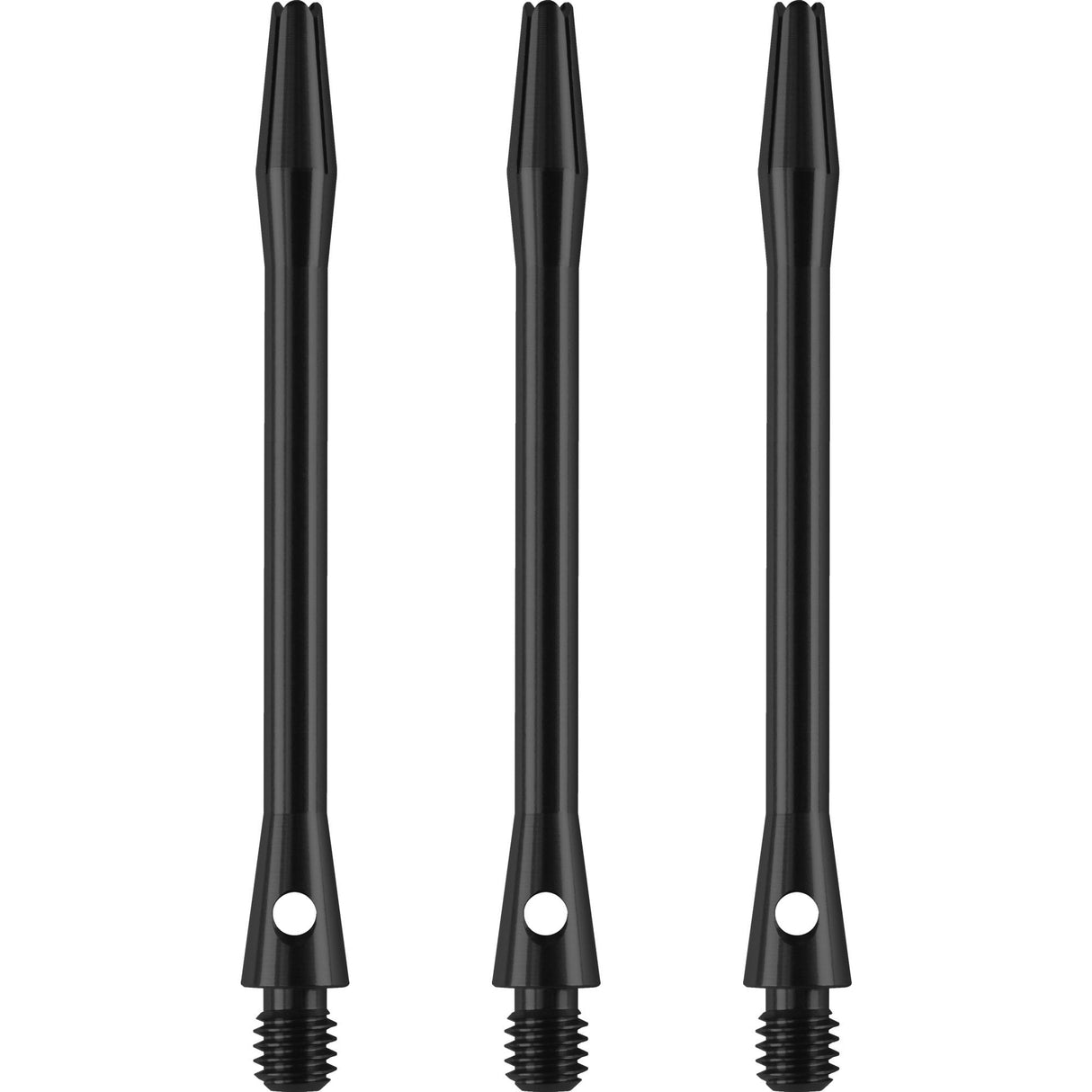 Designa Aluminium Shafts - Metal Dart Stems - Black Long