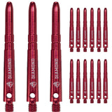 Cuesoul - Aluminium Dart Shafts - Diamond - Value Pack - 4 sets - Red