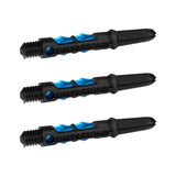 Harrows Carbon ST Shafts - Dart Stems - Black & Aqua Blue