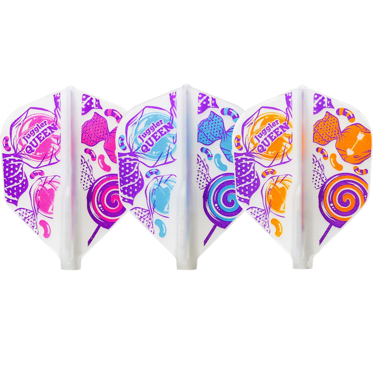 Cosmo Fit Flight - Juggler Queen - Shape - Clear White - Mix - Candy