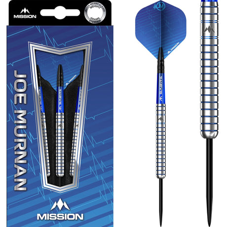 Mission Joe Murnan Darts - Steel Tip - Electro Blue 22g